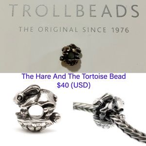 Trollbeads Tortoise & Hare Charm